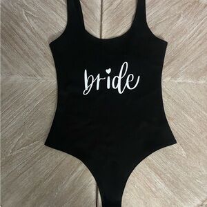 Black Bride Bodysuit